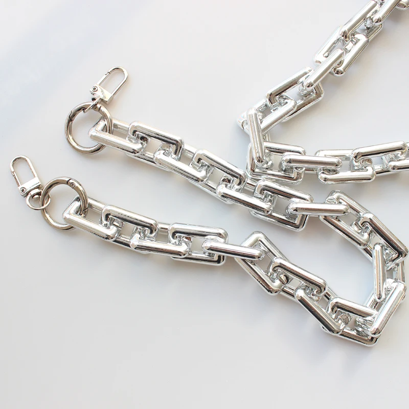 

Resin Replacement Chain Detachable Parts 30/40/50/60cm Gold Strap Women Shoulder Handle Square Chain Woman Bag Accessory