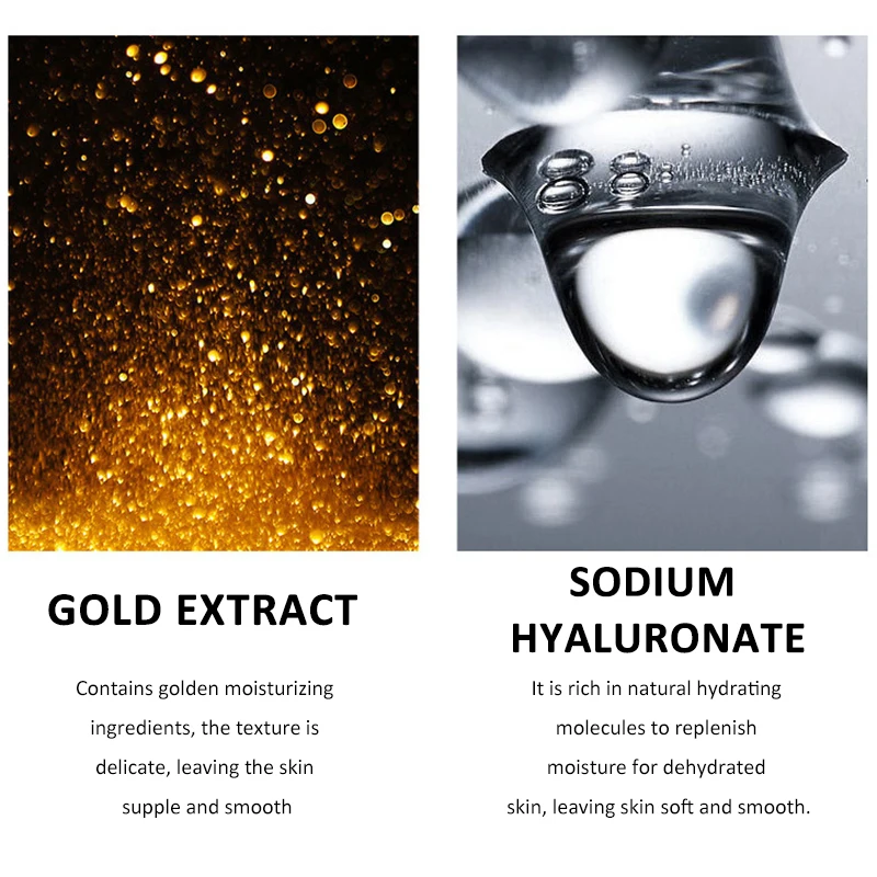 

Gold Caviar Electric Massager Eye Cream Anti Wrinkles Eye Serum Roller Massager Eye Patches Anti Puffiness Dark Circles