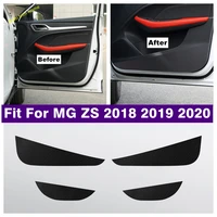 car inner door scratchproof anti kick pad film protection stickers cover trim fit for mg zs 2018 2022 auto accessories