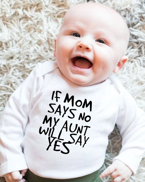 Если мама не отвечает моя тетя будет говорить да Милый Забавный ребенок детский