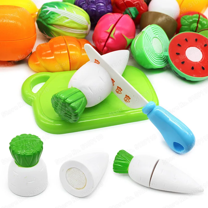 Мини белая редиска овощи безопасности резки Diy детей Рождественский подарок