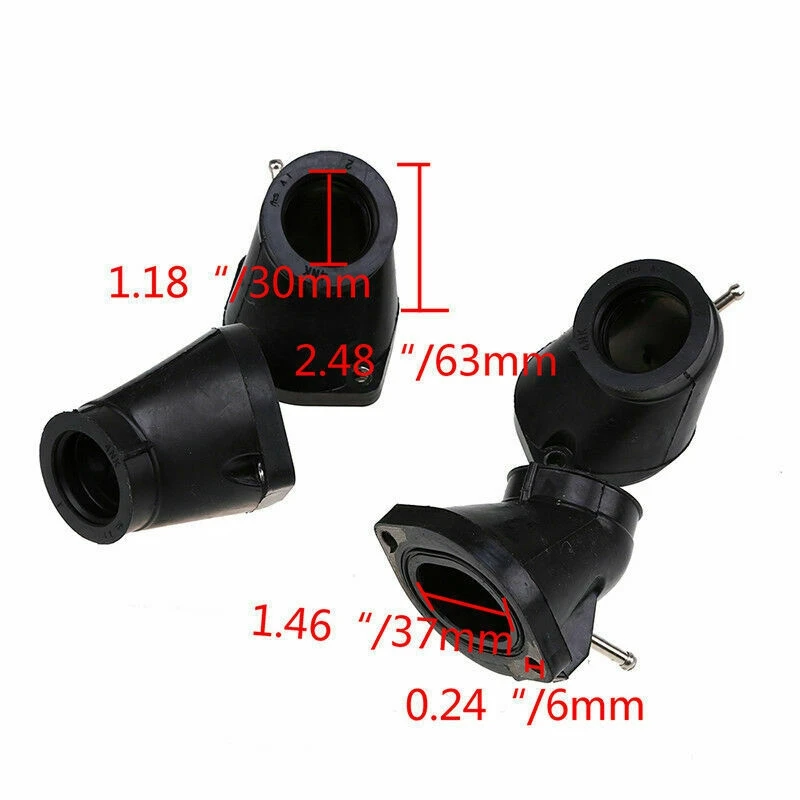 4 шт. КАРБЮРАТОР впускной коллектор Соединительный адаптер Интерфейс для Yamaha XVZ1300