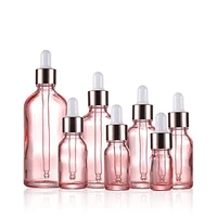 10pcslot 50ml 30ml 15ml 10ml 5ml glass dropper bottles jars vials with pipettes essential oil bottles containers serum bottles