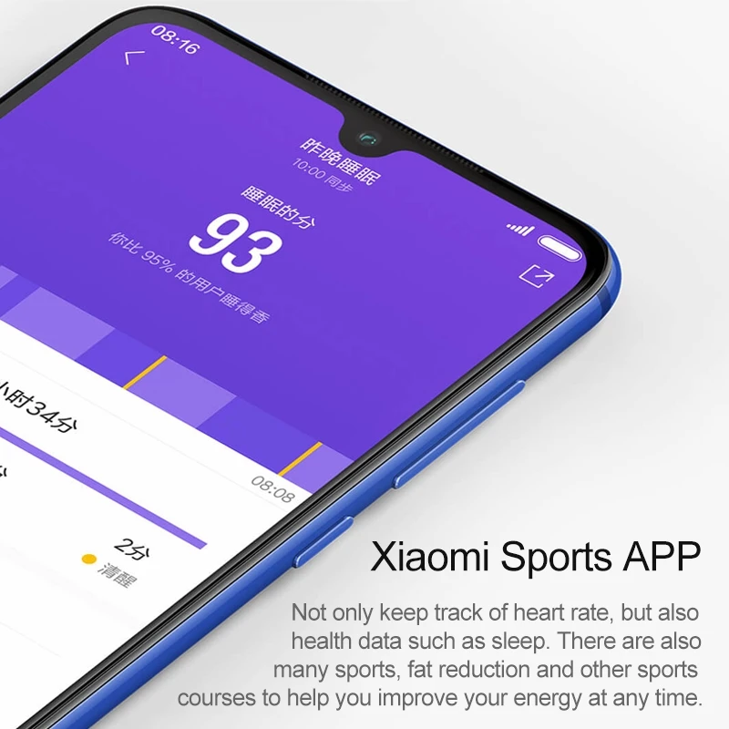 Оригинальный фитнес трекер Xiaomi Mi Band 4 умный браслет с поддержкой 24 часового