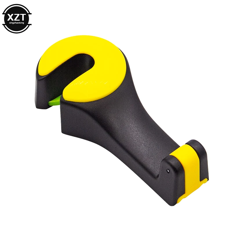 1 шт. автомобильный крючок на подголовник с держателем для телефона вешалка