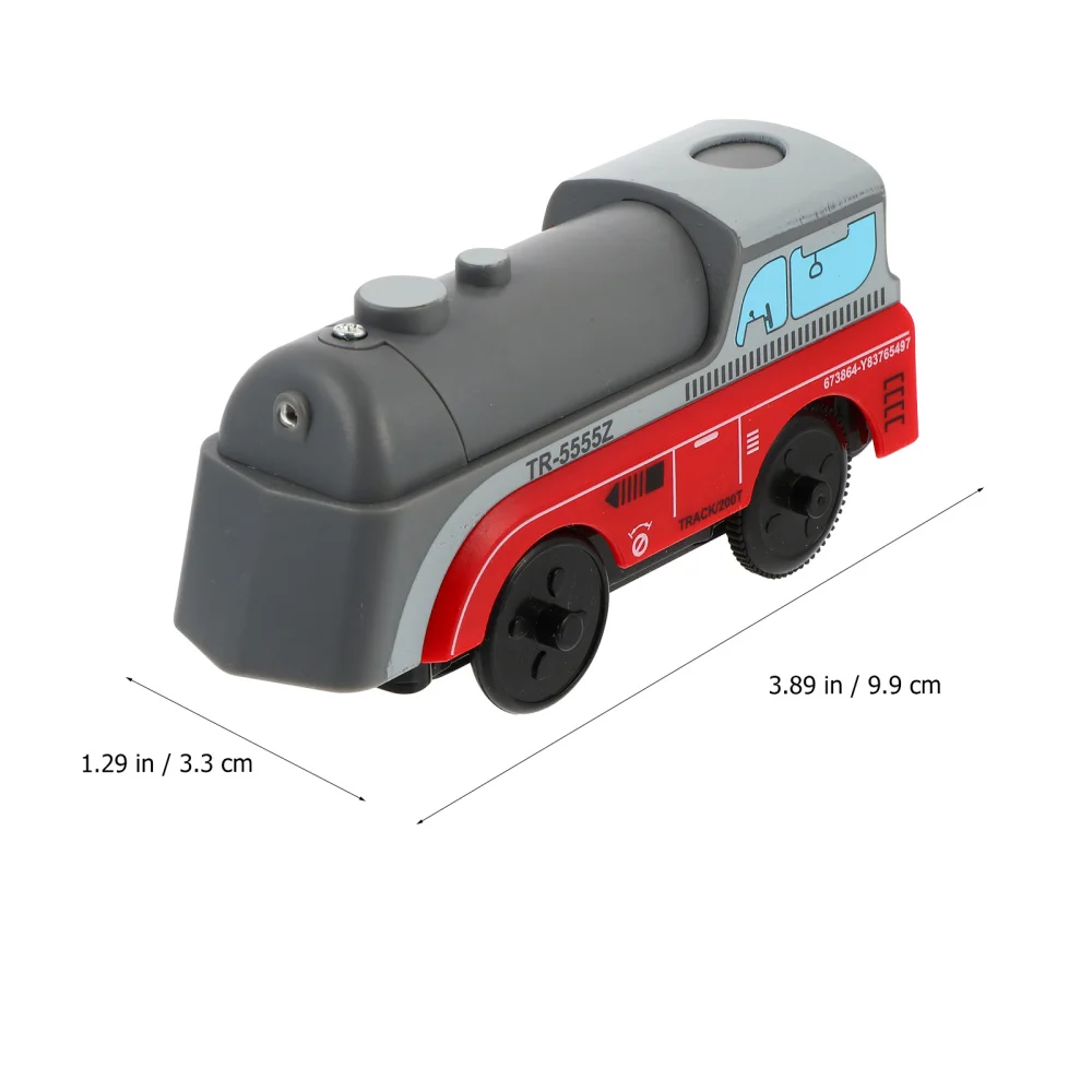 

1pc Kid Connectable Train Head Electric Alloy Magnetic Locomotive (Red)