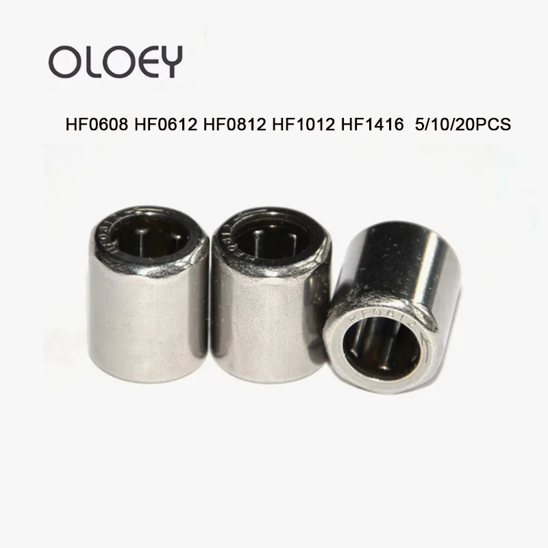 HF0608 HF0612 HF0812 HF1012 HF1416 5 шт. односторонний игольчатый подшипник роликовый устойчивый