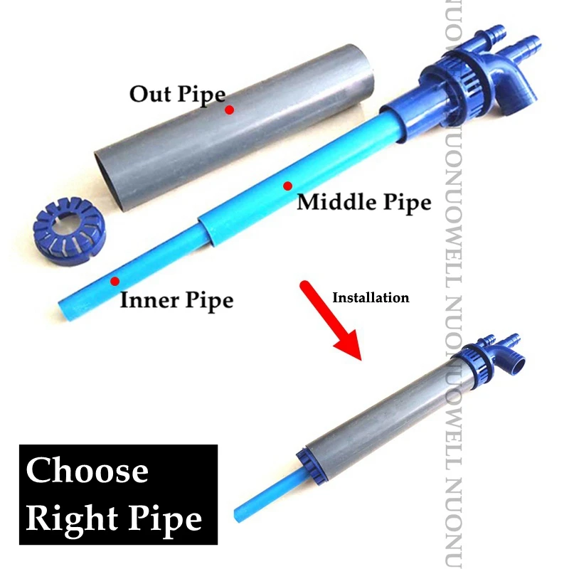 3 типа высокого качества аквариумных аквариумов с нижним фильтром фитинги для
