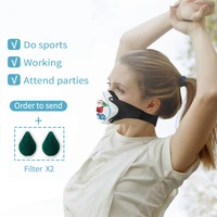 smart electric face protection mask air cleaner pollution dust air purifier creative christmas gifts for relatives friends kids