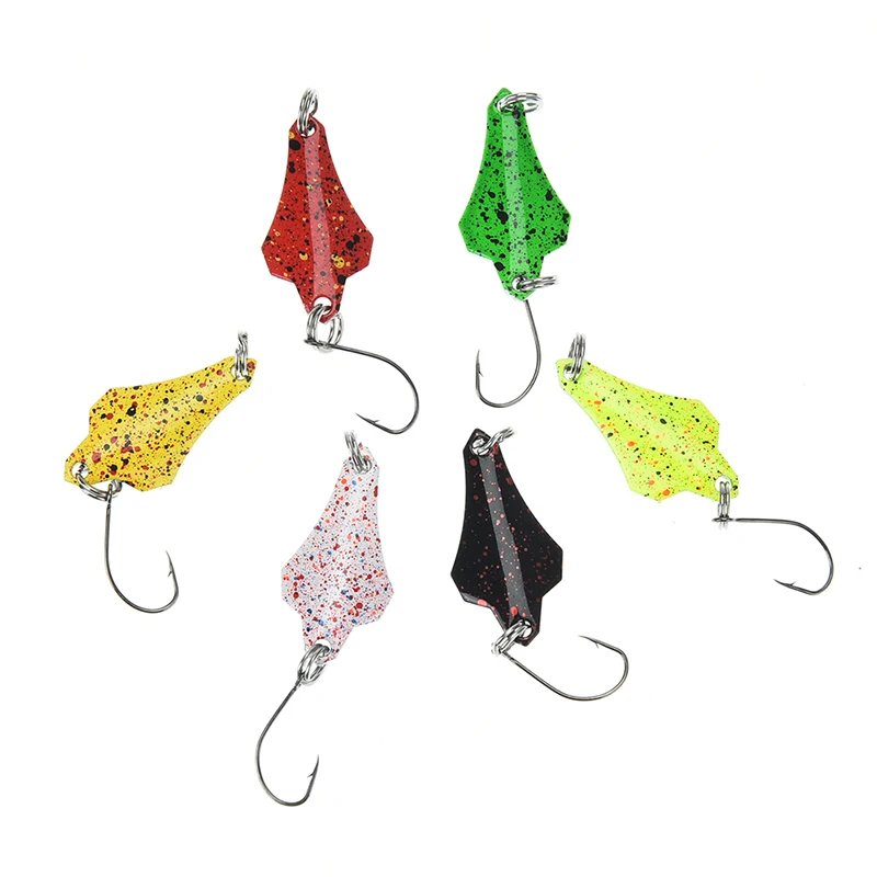 

1pc High Quality 2.8cm 3g Metal Fishing Lures Fishing Lure Spoon Bait Sequin Paillette Single Hook