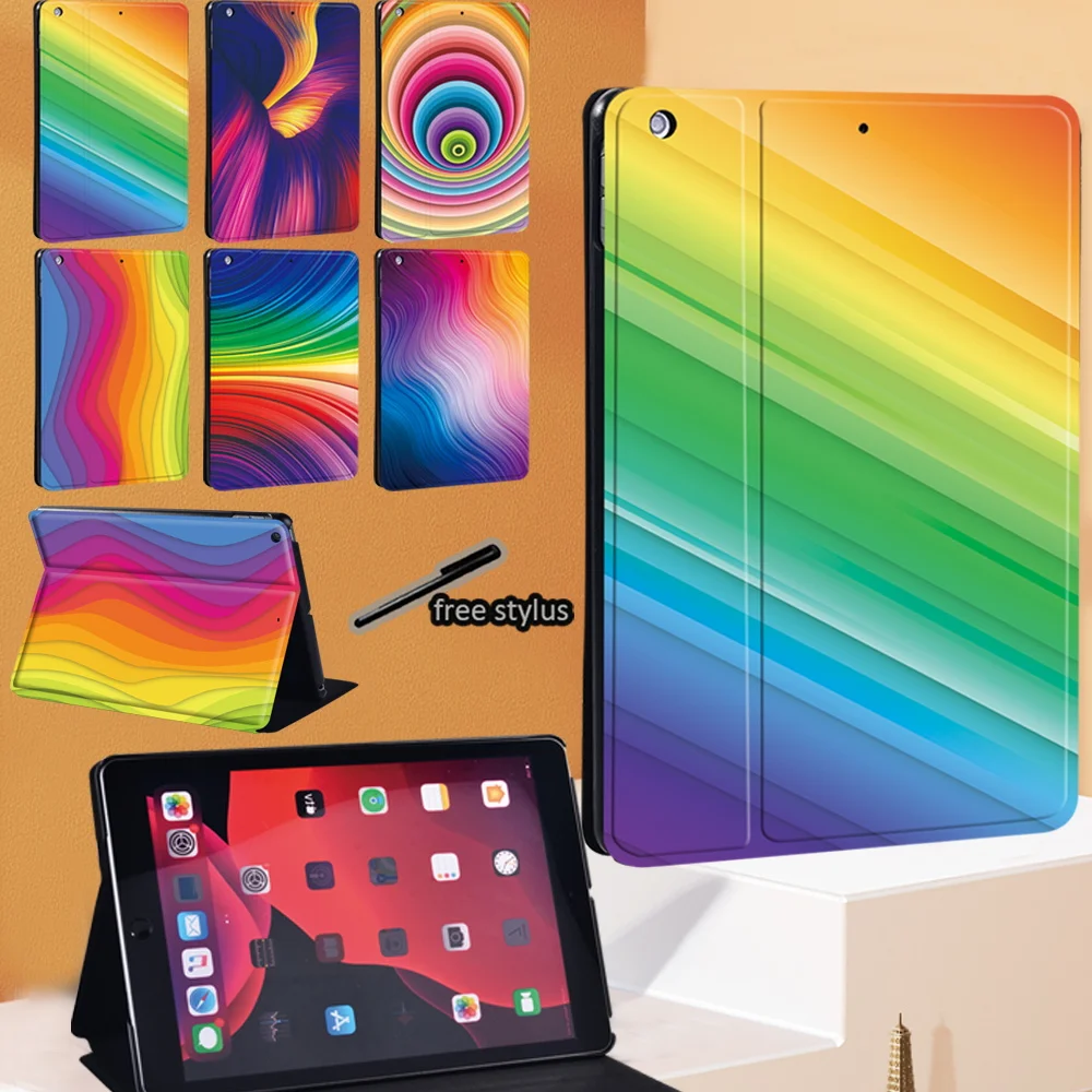 

Tablet Case for Apple IPad 8th 10.2" 7th 6th 5th/Air 1 2 3 4 /IPad 2 3 4/Pro 11" 10.5" 9.7"/Mini 12345 Watercolor Series Cover