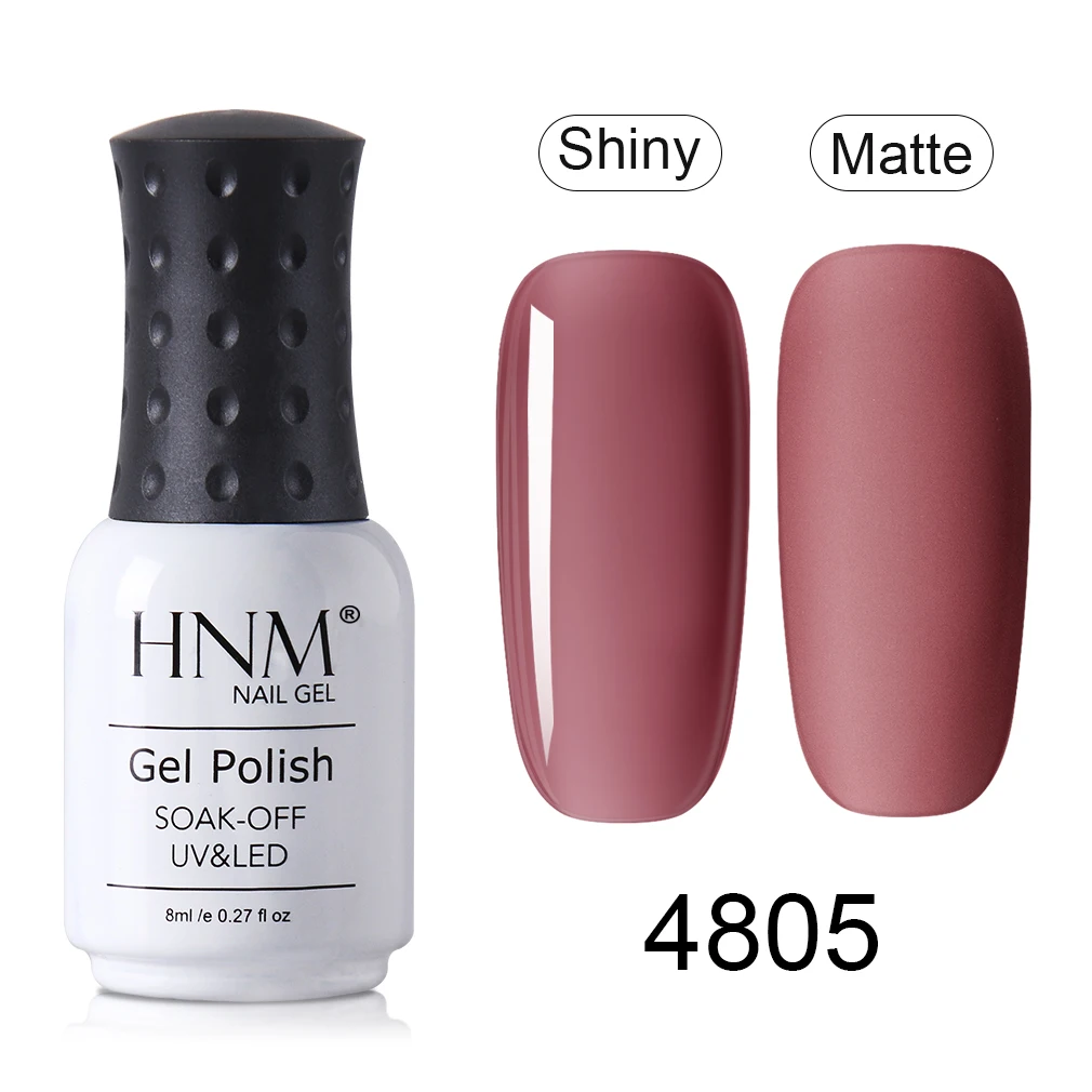 4805 HNM, новинка, 8 мл, французский обнаженный УФ-гель для ногтей Narl Art Soak Off, гибридный лак, светодиодный, Полуперманентная краска, лаковая эмаль - Цвет: 4805