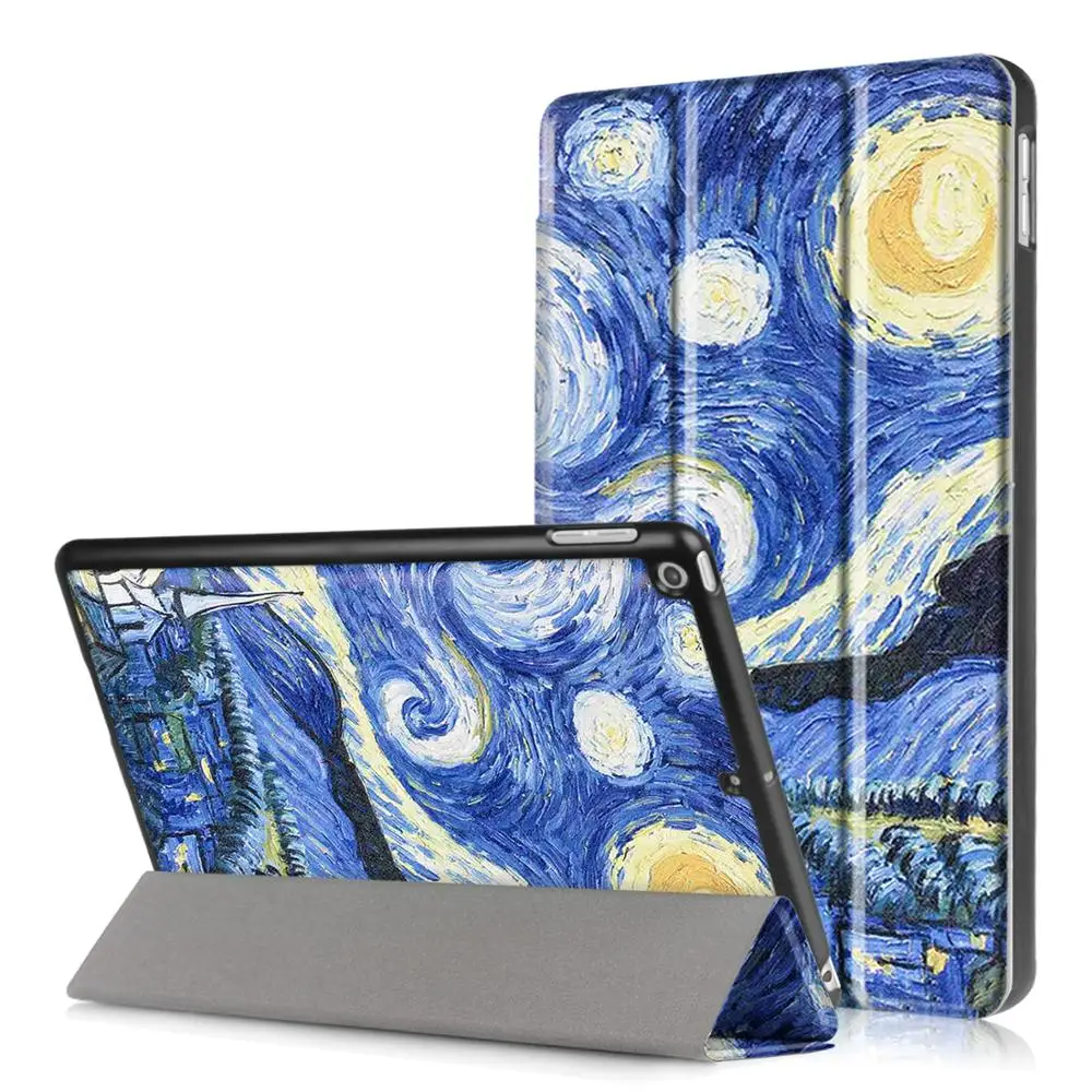 

For iPad 9.7 inch 2017/2018 Case For iPad Colour Painting Auto Sleep/Wake Up iPad Tablet Case trend in Graffiti pattern Work