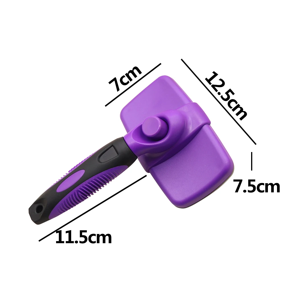 

Self Cleaning Slicker Brush For Dog And Cat Removes Undercoat Tangled Hair Massages Particle Pet Comb Improves Dog Hair