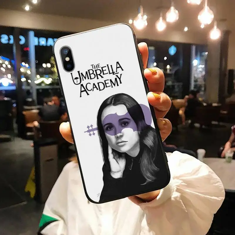 

The Umbrella Academy tv show logo Phone Case for iPhone 11 12 mini pro XS MAX 8 7 6 6S Plus X 5S SE 2020 XR shell