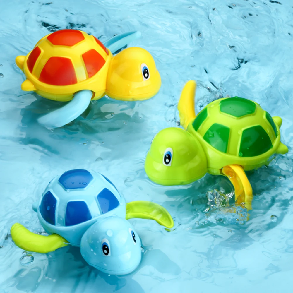 

Tortoise Water Toy Kids Beach Bath Toys Children Baby Infant Swim Clockwork Early Learning Supplies for Children