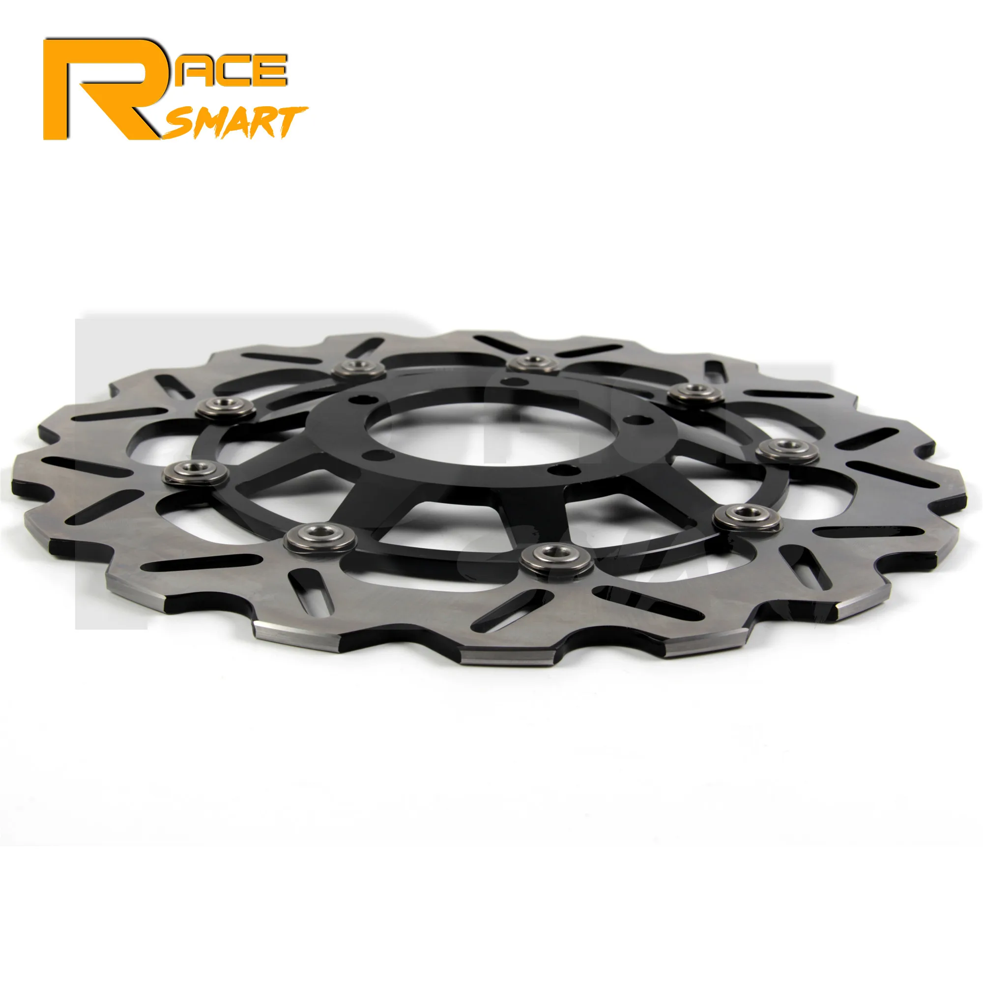 Плавающие передние тормозные диски с ЧПУ для мотоцикла уличные тройные 675 R 2009-2012