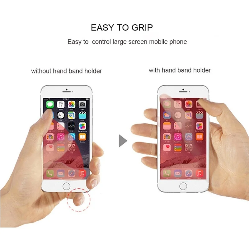 Держатель телефона браслет наручный ремень лепешки кольцо-держатель на палец