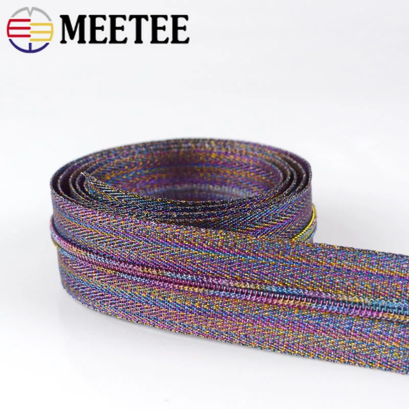 2/5/10 метров Meetee цветной 5 # Нейлон застежки молнии для шитья Сделай Сам молния