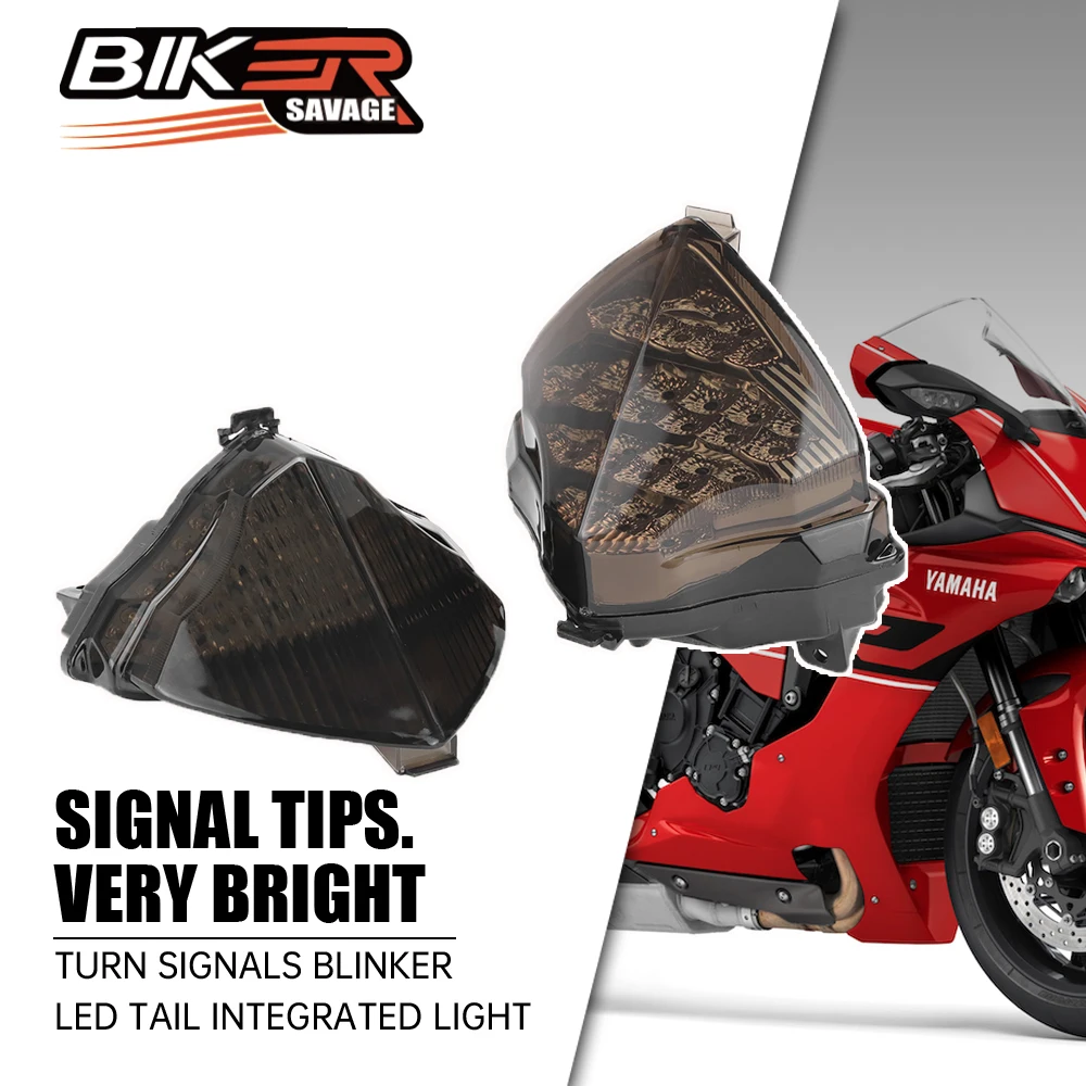 

Tail Light Turn Signals Integrated Blinker 12V LED For YAMAHA YZF R1 2004-2006 Softail Brake Lamp Motorcycle Accessories