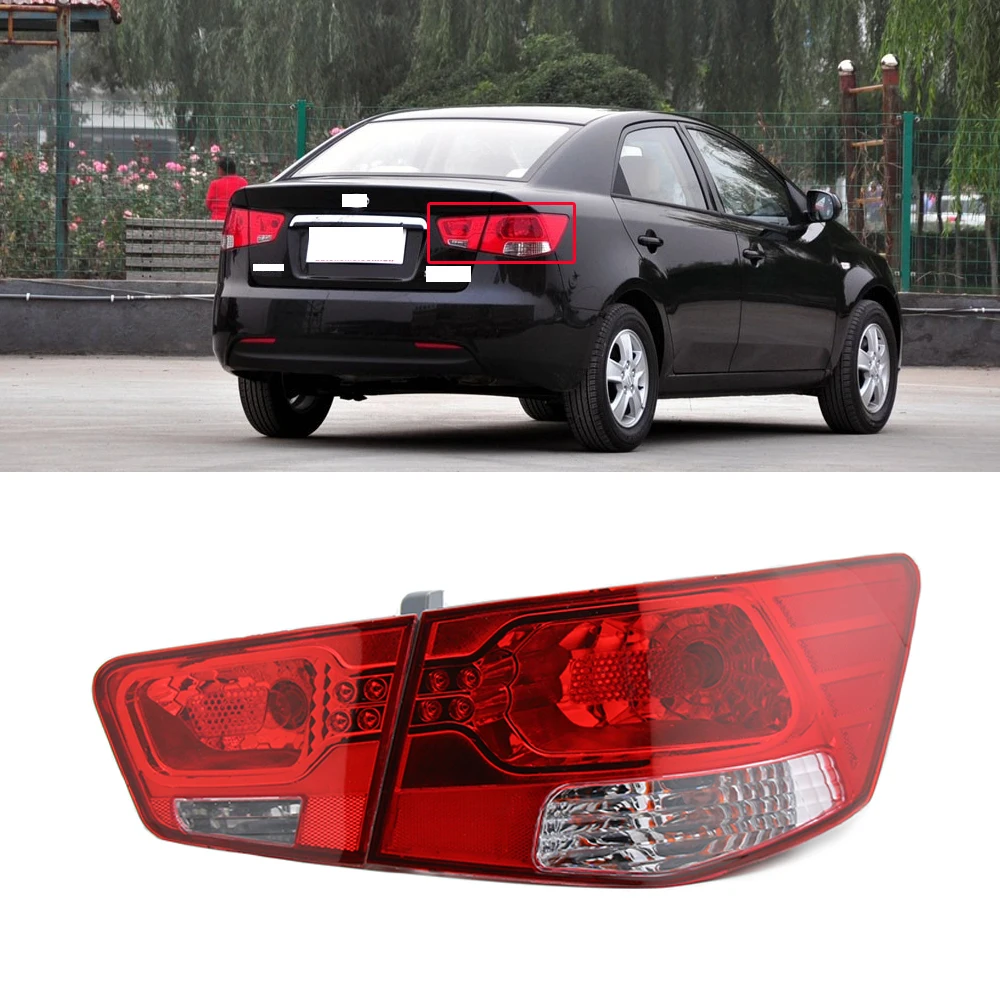 CAPQX для Kia Форте 2009 2010 2011 2012 задний бампер светильник тормозной хвост фонарь