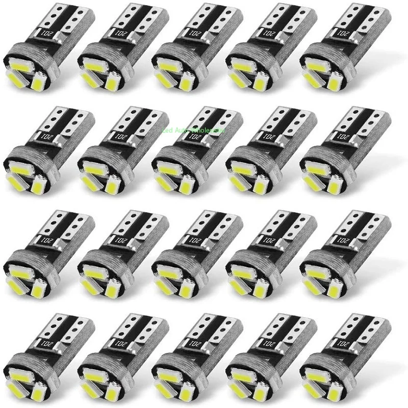 1000pc T5 Led Bulb W3W 74 286 W1.2W Auto Car Dashboard Lights Car Auto Side Wedge Light Lamp 3smd 3014 Instrument Cluster Lights