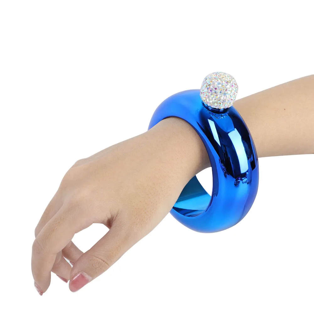 3 5 унций браслет фляжка из нержавеющей стали для виски водки Фляга Кувшин посуда