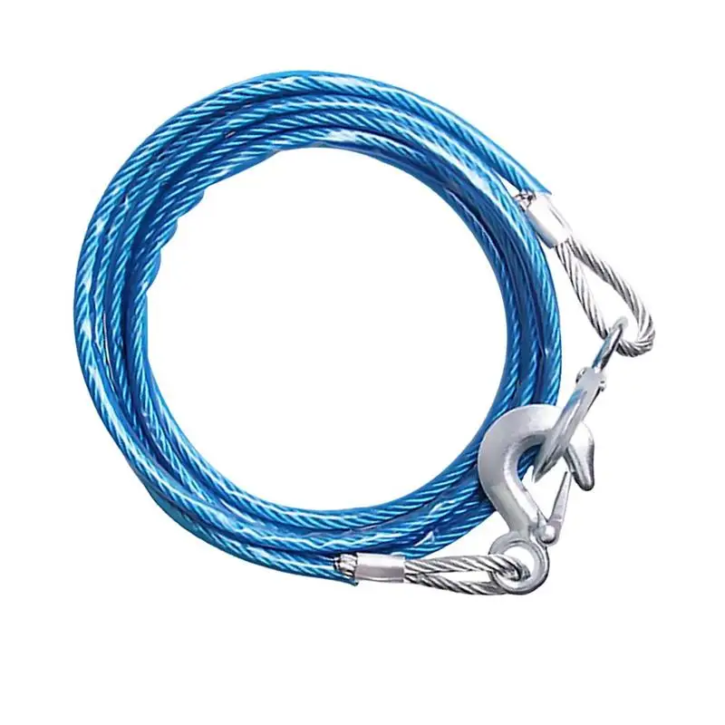 1 шт. 4 м автомобильный трос для буксировки прицеп 5 тонн специальный лебедок с