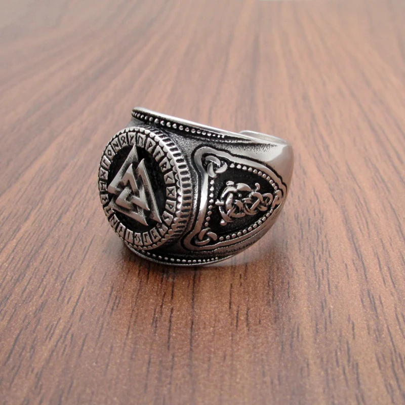 Бесплатная доставка Туфли в стиле панк Valknut Нержавеющая сталь серебро Цвет