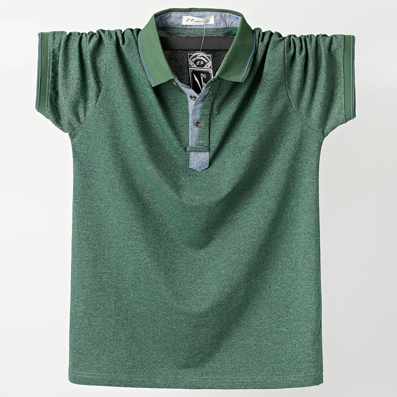 

HIPHOP Summer Men Polo Shirt Mens Classic Polo Shirts Cotton Shirt M-6XL bIG Size Casual Fashion Men Outwear Clothing Tops Tees