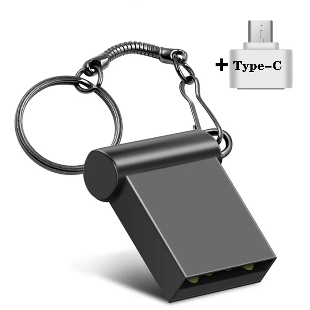 

3 Color Mini Tiny 32GB Pendrive Metal USB Flash Drive Suitable for plastic hard case, anti loss and anti drop PC case