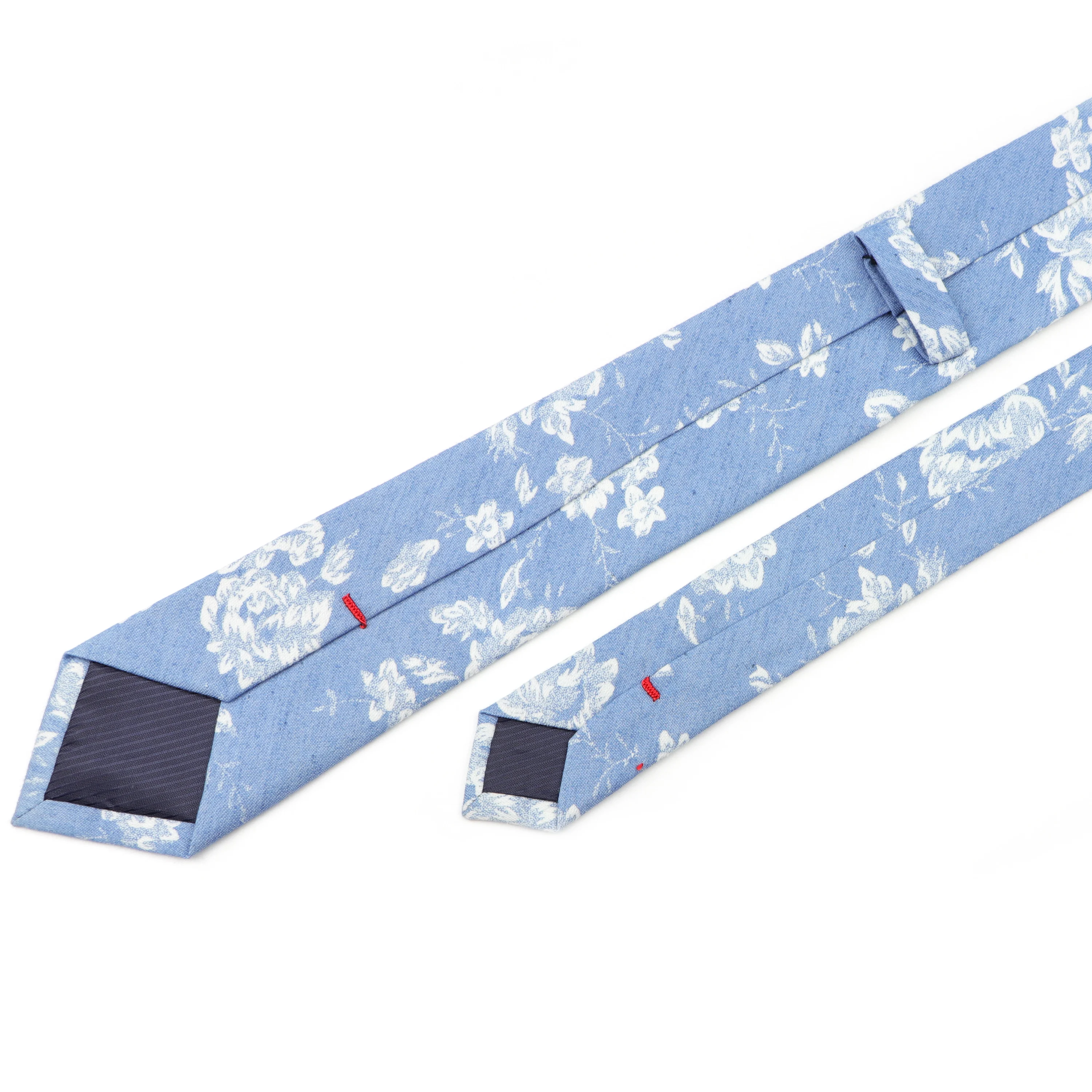 Мужской цветочный галстук из мягкой ткани для повседневного ношения тонкий