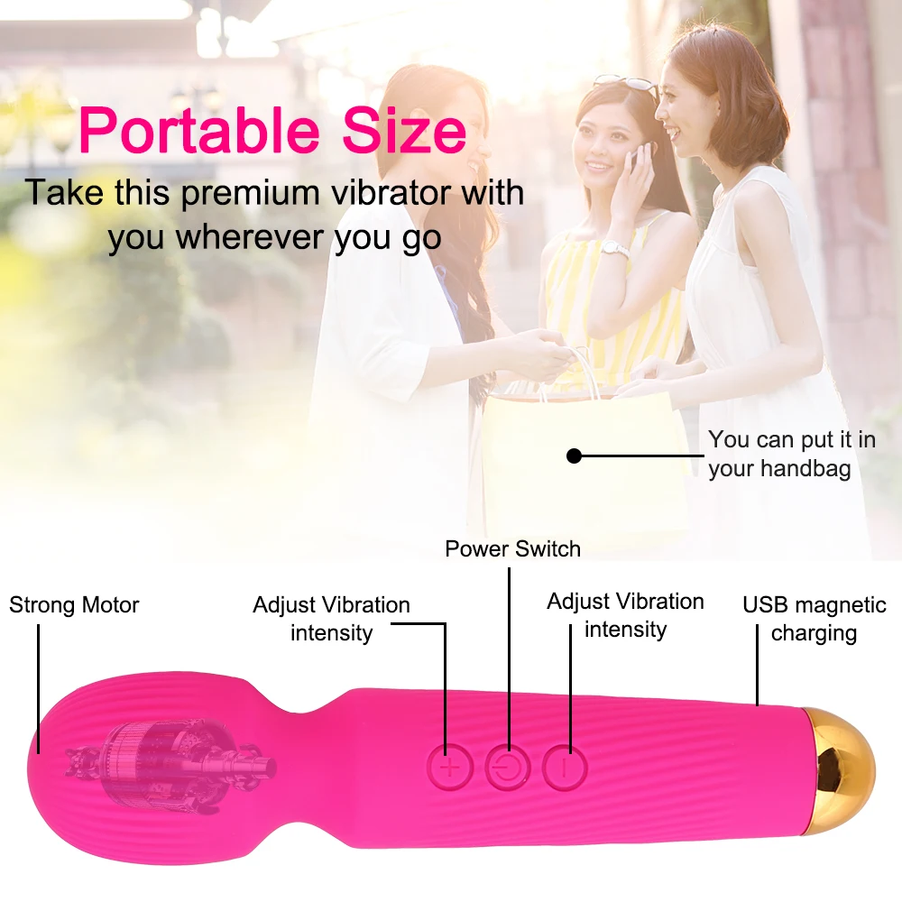 5 интенсивность вибрации вибраторы для клитора AV-вибратор волшебная палочка