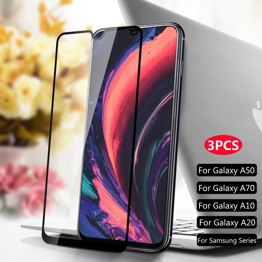 

3 шт. закаленное стекло для Samsung Galaxy A20 A40 A60 A70 A80 A90 A10 Защитная пленка для экрана Samsung M10 M20 M30 M40 стекло