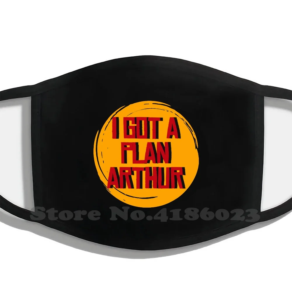 

Dutch Has A Plan Printing Washable Breathable Reusable Cotton Mouth Mask Redemption Redemption 2 Rdr2 Redemption Cowboy Arthur