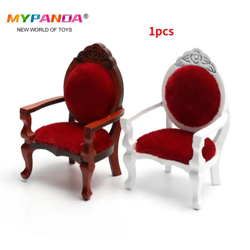 

1Pcs 1:12doll or Dollhouse Mini Sofa Stool Chair Pillow Furniture Model For Dollhouse Decoraton