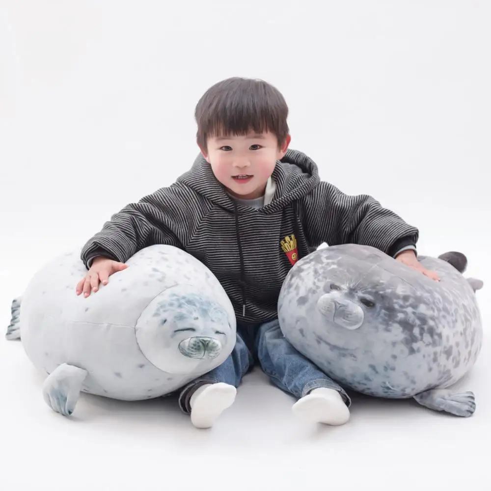 

Симпатичная игрушка 20-80 см морской Лев плюшевый, мягкая морская печать, мягкая кукла детская, подушка для сна, подушка, реалистичное изображ...