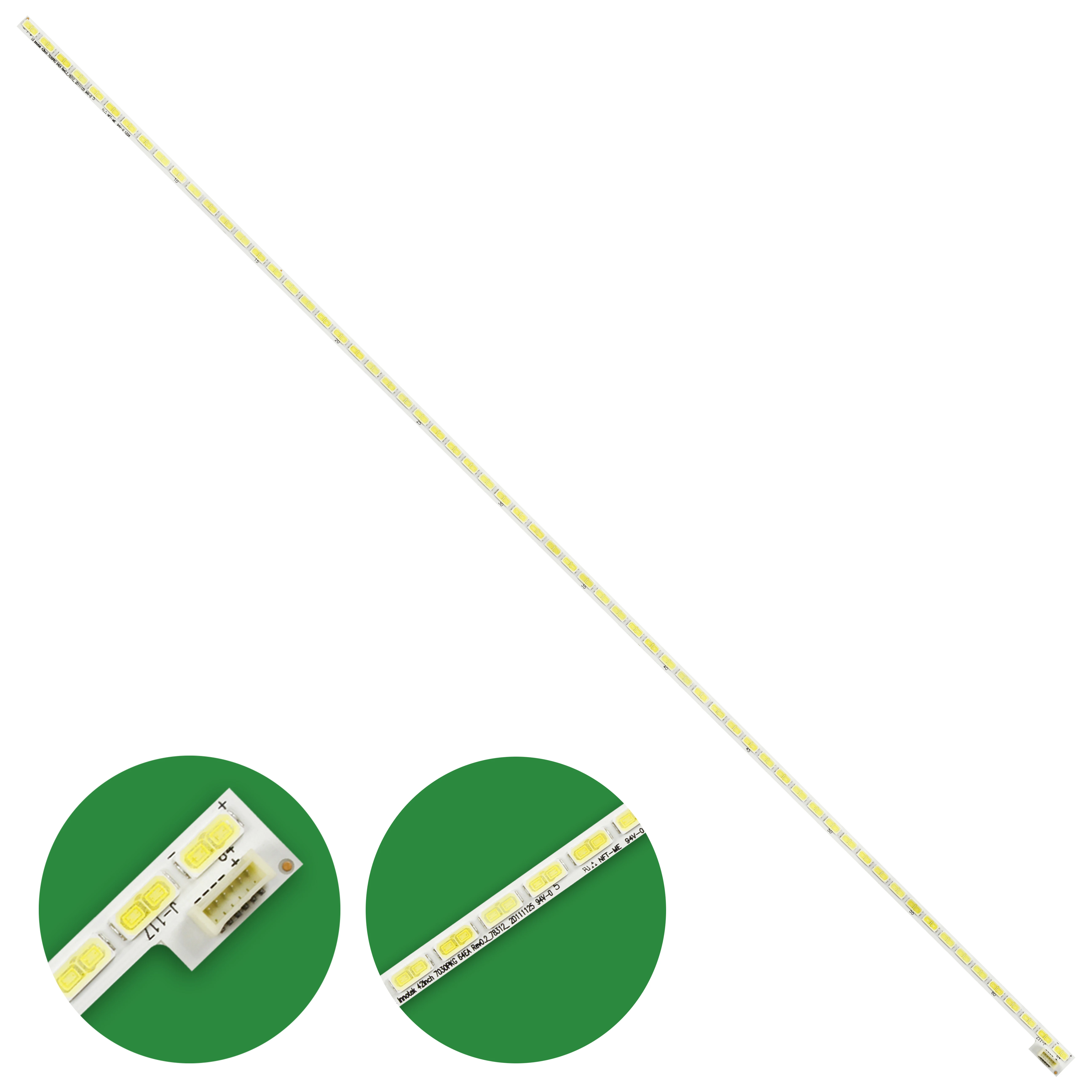 

LED backlight bar LG Innotek 42inch 7030PKG 64EA For AUO TOSIBIA AU Optronics 42inch TV T420HVN01.1 T420HW06 42LD420-CA T420HW04