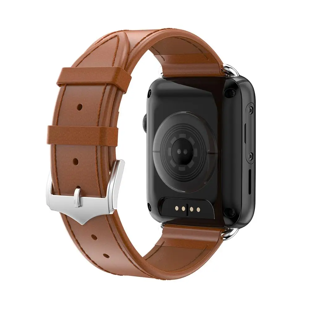 Смарт часы DM20 с кожаным ремешком 3 ГБ 32 GPS Wi Fi 4G 1 88 дюйма телефон Android 7