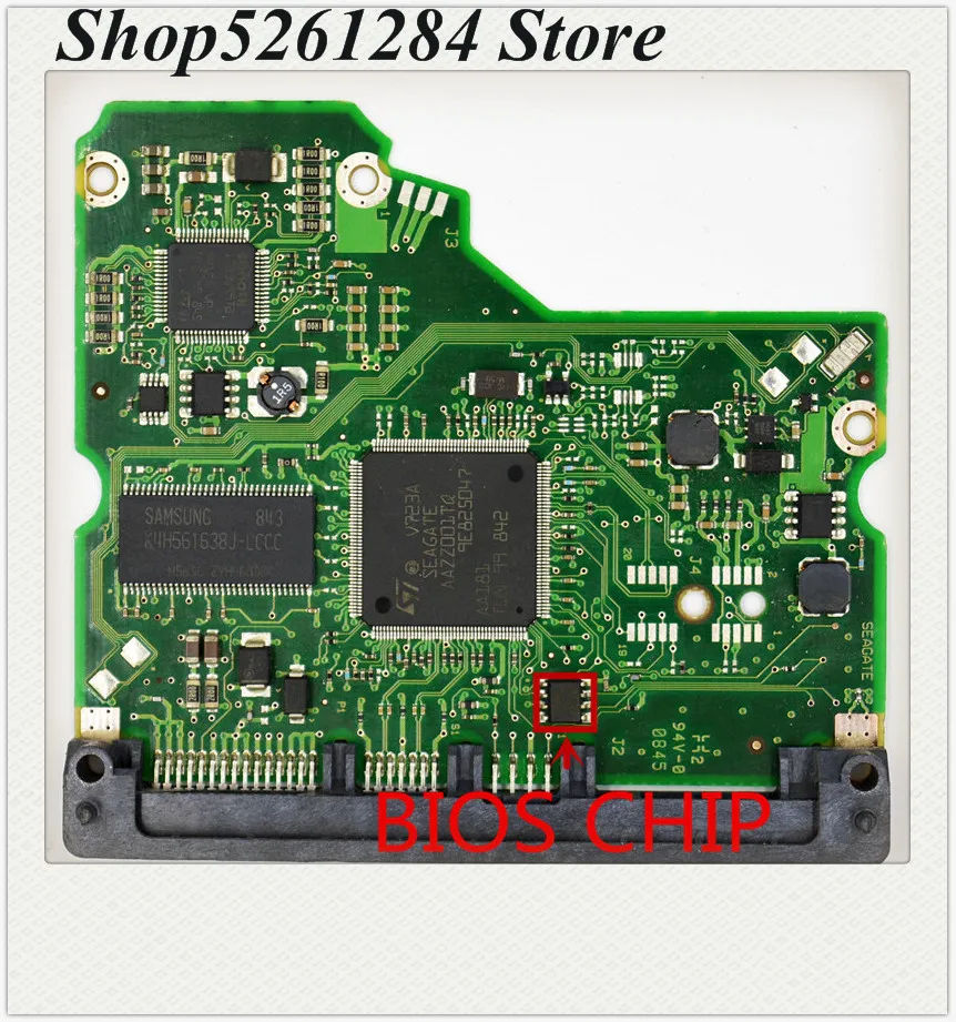 hard drive parts PCB logic board printed circuit 100512588 REV A for Seagate 3.5 SATA hdd data recovery repair | Компьютеры и офис