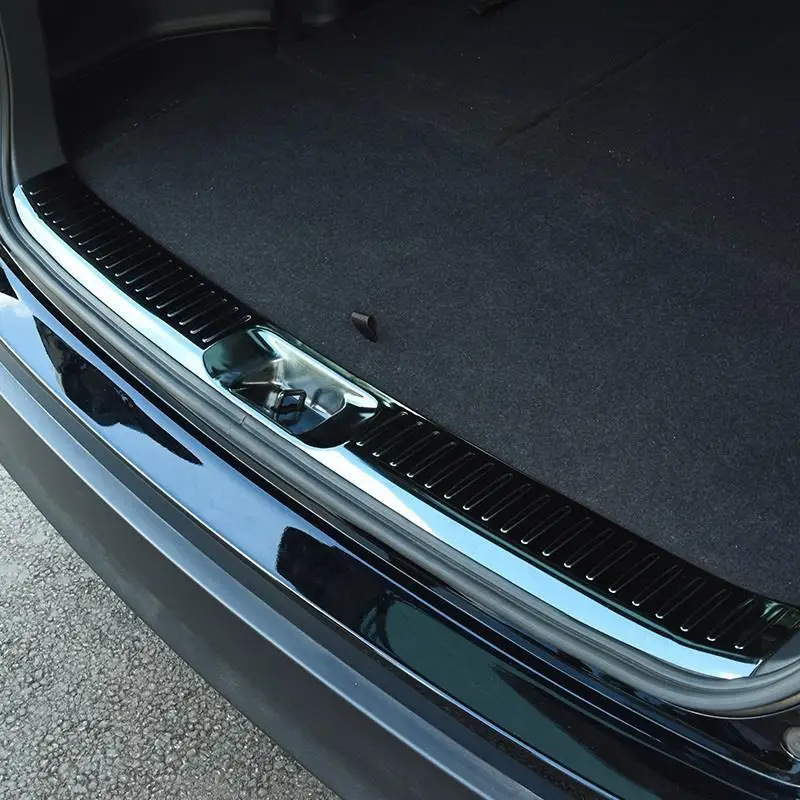 Модифицированные Авто хромированные задние панели багажника ножные педали