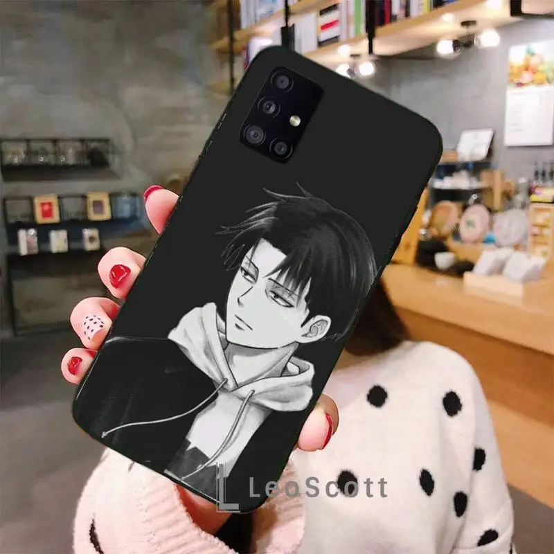 

Attack on titan anime Phone Case For Samsung A40 A31 A50 A51 A71 A20E A20S S8 S9 S10 S20 Plus note 20 ultra