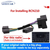 car radio rcn210 convert plug decoder solve bluetooth compatible multifunction steering wheel button control canbus gateway