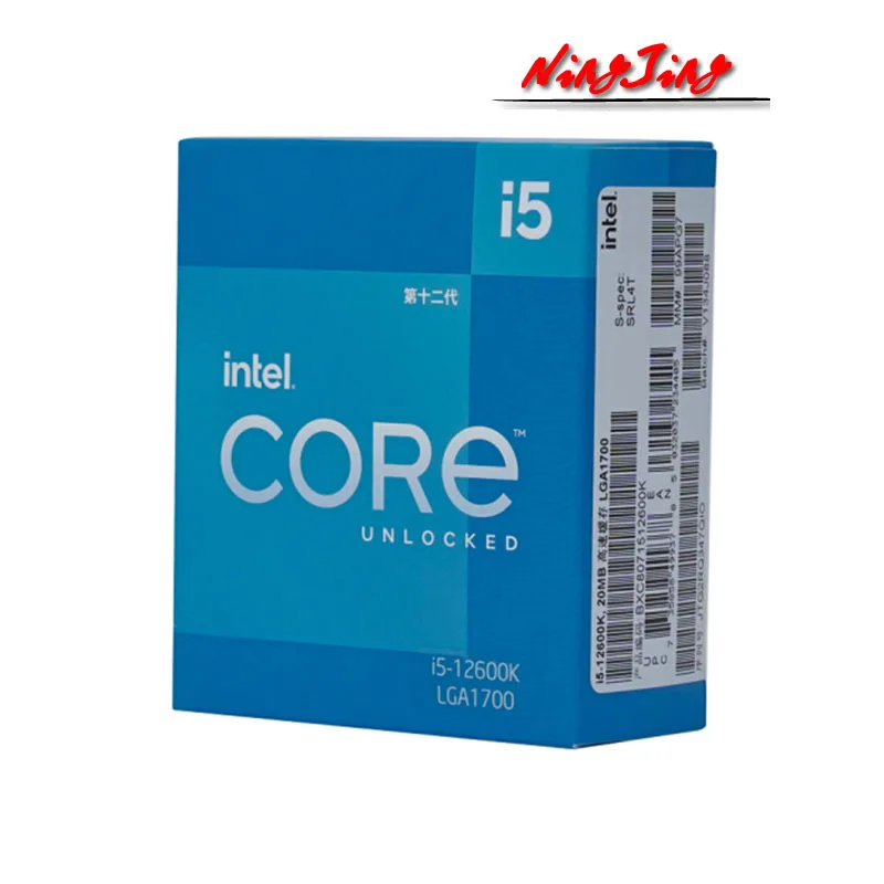Процессор Intel Core i5-12600K i5 12600K 3 4 ГГц десять ядер шестнадцать потоков процессор 10 нм