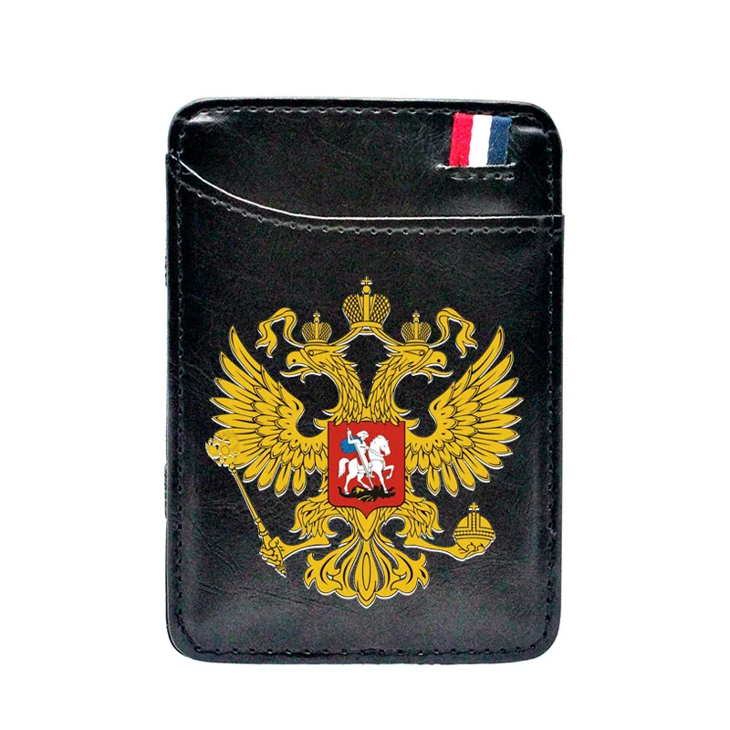 Новый Классический держатель для карт с цифровой печатью и национальным гербом