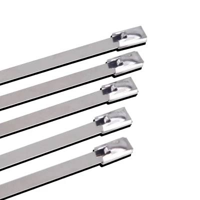 10 шт., металлические кабельные стяжки из нержавеющей стали