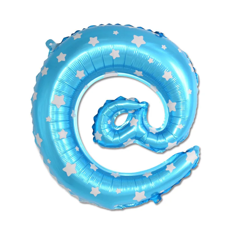 

1pcs 39x50cm @ Symbols Golden Silver Aluminum Film Balloons Birthday Party Venue Layout Room Decoration Balloons Gender Reveal