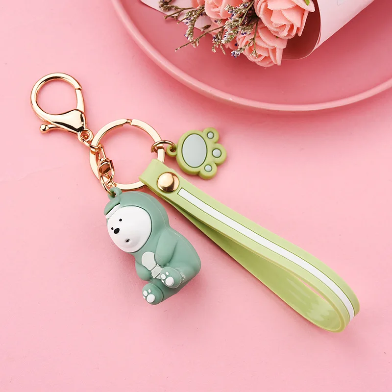 

The new color zodiac lovely little mouse acrylic key chain creative lady handbags hang hang one of the best gifts