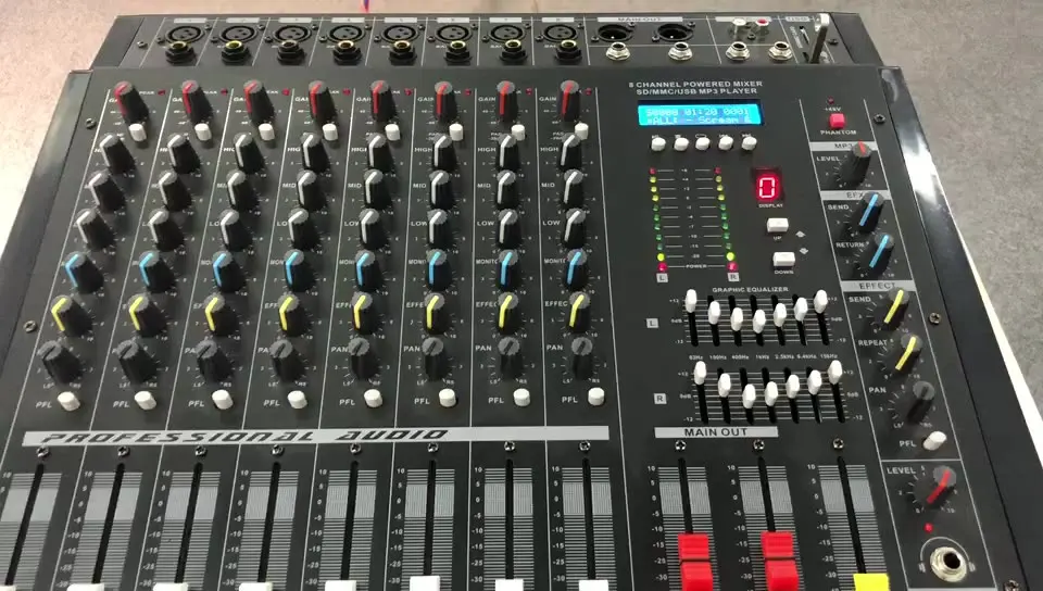 

audio mixer 12 channel price power usb interface controller home music karaoke