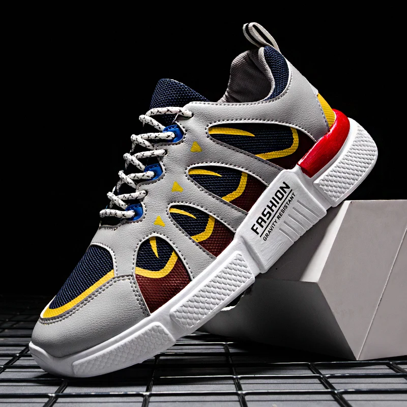 

Кроссовки мужские сетчатые, Повседневная модная обувь для отдыха, тенниса